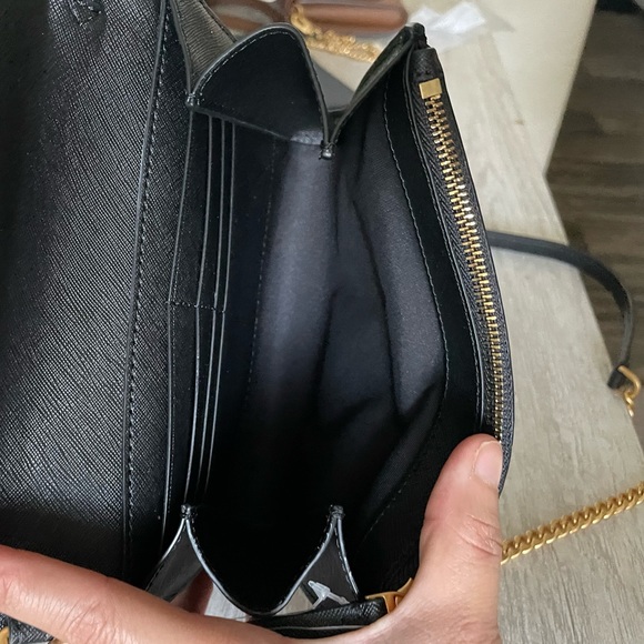 New, tory burch emerson chain crossbody wallet - Picture 7 of 13